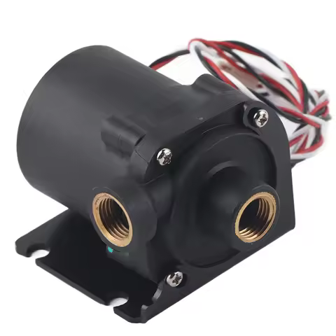 12V Computer Brushless DC Pump 600L/H Flow 3600RPM Speed 4m Lift G1/4 Thread Water Cooler Pump with 