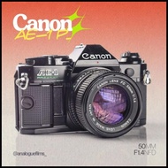 Kamera Analog Canon AE-1 AE1 Program kit 50mm f1.4 New FD Mint (3)