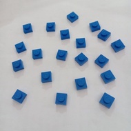 Lego plate 1x1 blue color