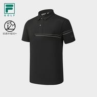FILA CORE ATHLETICS GOLF BTB Elegant Duality Men Polo T-shirt (Black/Ash/White)