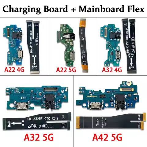 NEW USB Charging Port Plug Socket Board Main Flex Cable Connector Parts For Samsung A22 A32 A42 4G 5