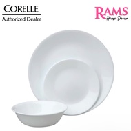 18pcs Corelle winter frost white Set Pinggan Mangkuk Livingware Vitrelle Tempered Glass / Pinggan Ma