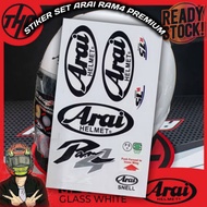 ARAI RAM 4 PREMIUM SUPER GLOSSY STICKER SET