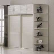 Modern minimalist lacquer finish1.6/1.8Sliding Door Wardrobe Assembled panel-style white sliding doo