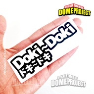 JAPANESE STICKERS DOKI DOKI 4 COLOR OPTIONS