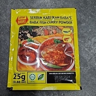 Baba's brand serbuk kari ikan (fish curry powder) 25g