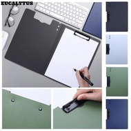EUCALYTUSS File Folders, A3/A4 Hard Shell File Contract Folders, Durable Memo Clip Document Organiza