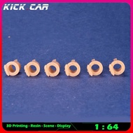 7bf5 Kickcar 1/64บันไดจักรยาน4ชิ้นไดโอรามาโมเดลรถยนต์แบบไม่มีสีฉากเครื่องมือซ่อมแซมตกแต่งฉากของเล่นของเล่นรถจำลอง