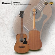 Ibanez V44MINI V Series 3/4 Size Acoustic Guitar, Open Pore Natural ( V44-Mini / V-44 / V-MINI )