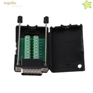 GORROS 15 Pin Breakout Board, Solderless Male Connector DB15 Connector, Module 15 Pin with  DB15 Bre