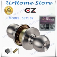 <UrHomeStore> Heavy Duty Brass Cylindrical Lock /DOOR LOCK / TOMBOL PINTU Tombol Pintu Kunci Pintu B
