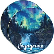 (2 Pack) Voyageurs National Park Bumper Sticker - US National Park - Choose from 63 Parks - 5" On Lo