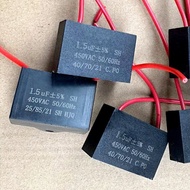 Shaking Head Electric Fan Capacitor Universal 1.5 uf Wall Fan Table Fan Floor Fan Motor Start Capaci