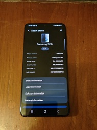 Samsung S21+ 黑色 （8GB Memory +256GB）