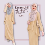 🌺 Baju Kurung Mini AL-HAYA ! Material Como Crepe ! Sizes (XS-3XL) ! Collection RK Exclusive