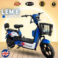 [ SIAP PASANG ]★LEM★ E-BIKE BASIKAL ELEKTRIK DEWASA ELECTRIC SCOOTER 2 SEATER LEM E│LEM 1│LEM E+