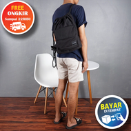 Tas Serut Distro Tali Sumbu String Bag Wash Tas Gymsack Tas Olahraga Tas Futsal Tas Serut Pria Tas S