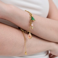 Nsrggallery.id/1989.studio Custome BRACELET NECKLACE with CharmBar Stainless Steel material Charm Pe