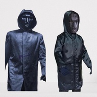 FrontMan Sqiud Game Character Costume FrontMan Cloak Halloween Costume for Kids-Adults Squid Game Co