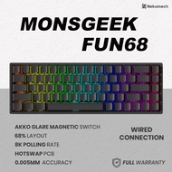 MONSGEEK AKKO FUN68 Rapid Trigger Hall Effect Magnetic Switch Wired RGB Mechanical Keyboard