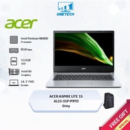 Acer Aspire Lite 15 AL15-31P-P9YD Notebook-Grey(N6000/8GB OB/512GB Nvme/15.6" Fhd Ips/1.59Kg/2Y)