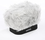 Movo WS-R30 Professional Furry Windscreen with Acoustic Foam Technology for Zoom H4n, H5, H6, Tascam