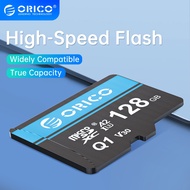 ORICO Micro SD Card Memory Card 8GB 16GB 32GB 256GB 128GB 64GB 80MB/S mini TF car Micro sd card Class10 flash card Memory 32GB TF Card for Drone（MSQ1）
