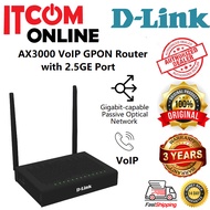 D-LINK 2.5G WIFI 6 DUALBAND AX3000 VOIP SUPPORT MODEM GPON ROUTER (DPN-FX3060V)