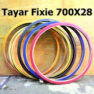 Tyre Tube Bicycle Racing Road Bike Fixie 700X28c Tayar Tuib Basikal 700C 700
