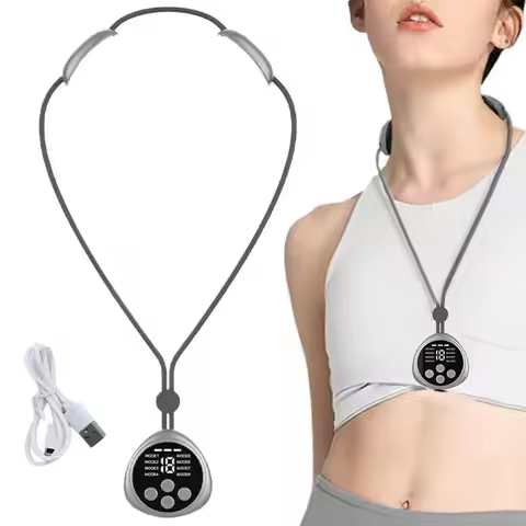 heated neck massager Sleep Massag Smart Cervical Neck Massager necklace Portable Lymphatic Relief Ne