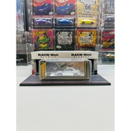 Error404 Resin 1: Nissan Skyline R34 Ryohe田s Gifted Modified Bright Silver with Carbon Hood