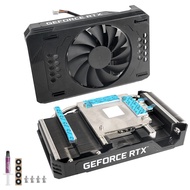 inRobert DIY ITX RTX3060 Ti Heatsink wtih Fan for RTX A4000 Mining Graphics Card