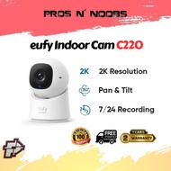 eufy Security Indoor Cam C220 2K Resolution with 360° Horizontal View