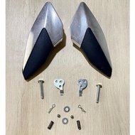 FOOT STEP PCX 150 REAR FOOTSTEP PCX 150 1 SET ALUMINUM (COVER + SET RIGHT LEFT + PIN)