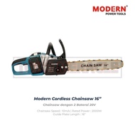 Modern Cordless Chainsaw 16" Electric Saw - Mesin Chainsaw Modern 2