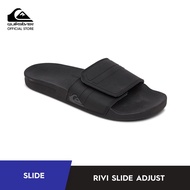 Quiksilver Men Rivi Slide Adjust Sliders Sandals - Black / Grey / Black