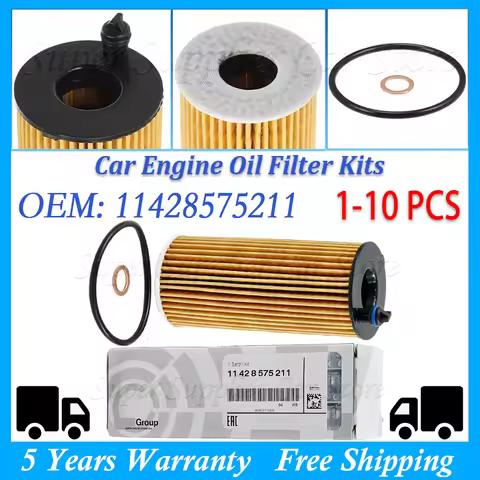 1/10piece Car Oil Filter For BMW F10 F15 F20 F25 F30 F34 G01 G20 G30 118i 320i 320d 520d 530 X3 X4 X