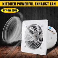 6 Inch 40W Vent Fan Extractor Exhaust Fan Air Ventilation Fans Wall Window For Home Toilet Bathroom