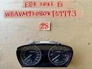 日本外匯 BMW 寶馬 E84 X1 20i 28i 20d 原廠儀錶板 N20 引擎 速限 260KM 歐規 (現貨)