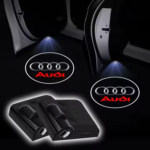 New style Car universal projector high-definition LED welcome lights For Audi A4 B5 B6 B7 A5 C7 4F Q