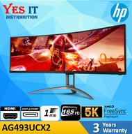 AOC 49" AG493UCX2 5K DUALQHD 165Hz 1ms HDR400 G-Sync Freesync Premium Pro (HDMI2.0 x 3 DP1.4 USB-C3.