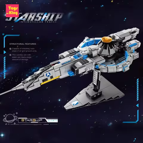 Space Fleet Star Destroyer Titanium Fighter Building Blocks Interstellar Model Science Education Kid