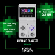 (FREE BAG) Anbernic RG34XXSP Bundle Retro Handheld Console with 2GB Ram and MuOS Installed