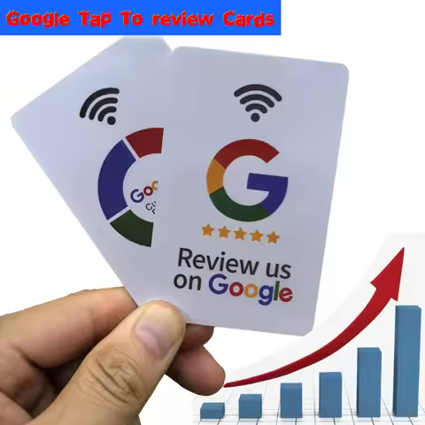 5/10Pcs Review Us On Google Tap Card NFC Ready To Be Activated Instantly Boost Business Reviews Goog