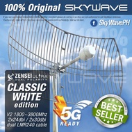 【COD】SkyWave MIMO Parabolic Grid Antenna 2x30dbi 1700-3800Mhz Huawei 4G 5G Wifi Internet