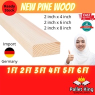 [Ready Stock[ 🌲Kayu Pine Baru 2 x 5🌲 | Pine Wood 2 x 6 | Kayu Beluti | | Kayu Pine Siap Ketam | Kayu Tiang | Kaki Meja