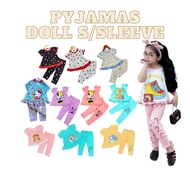 Pyjamas Doll Short Sleeve Long Pants 1-6y [klik untuk tengok design lain]