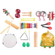 Musical Instruments for Toddler with Carry Bag12 in 1 Music Percussion Toy Set for Kids with Xylopho
