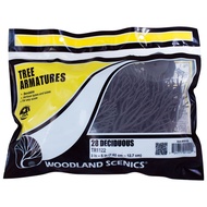 Woodland Scenics TR1122 Deciduous Tree Armatures 3 in - 5 in (7.62 cm - 12.7 cm) 28/pkg, 72477101122