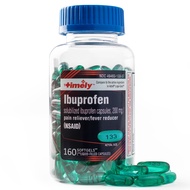 Timely Ibuprofen 200mg - 160 Liquid Softgels - Compared to Advil Liqui-Gels - Pain Relief Softgels a